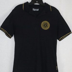 Versace Medium Black Polo T-Shirt